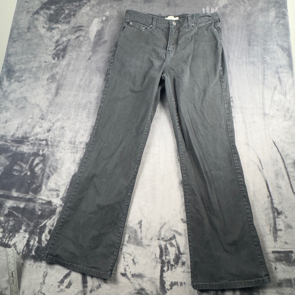 Levi's 512 Perfectly Slimming Bootcut Jeans Womens 14 Medium Gray Denim Stretch